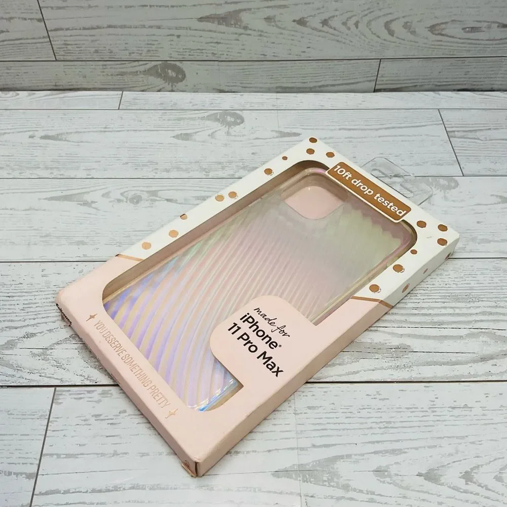 iPhone 11 Pro Max Iridescent Pink Gradient Case